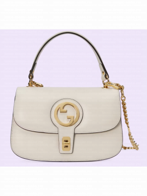 GUCCI BLONDIE TOP-HANDLE BAG 735101 white