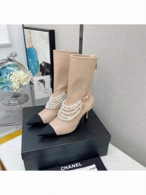 Chanel Vintage Lambskin with Diamond Slingback 6.5mm Gold 2021 Collection