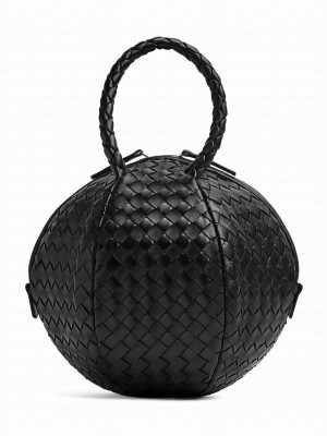 Bottega Veneta Mava Top Handle Bag 743599 Black