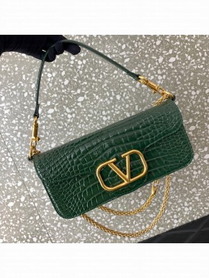 VALENTINO GARAVANI Loco Calf leather bag 2A0K30 green
