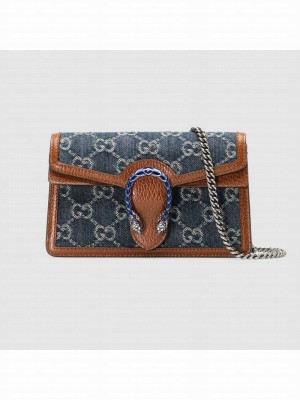 Gucci Dionysus super mini bag 476432 Dark blue
