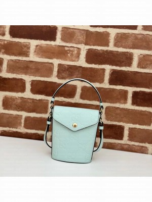 Gucci GG SUPER MINI SHOULDER BAG 772795 light green