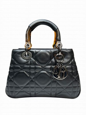 Christian Dior Small Lady 95.22 Bag Black