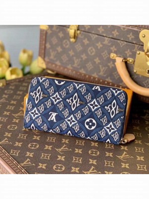 Louis Vuitton Since 1854 Zippy Wallet M80212 Blue 2021 Collection