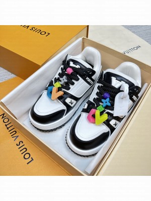 Louis Vuitton Unisex LV Trainer Maxi Black/White Sneaker