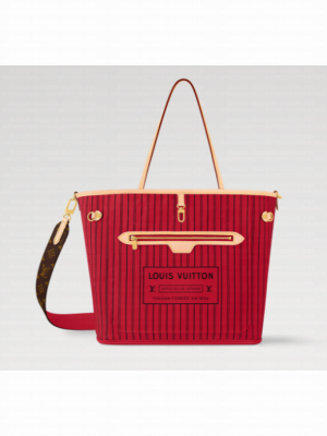 Louis Vuitton REVERSIBLE - EARLY ACCESS Neverfull Bandouliere Inside Out MM M12096 red