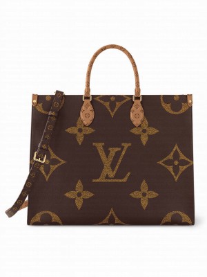 Louis Vuitton OnTheGo Voyage M46823 Brown