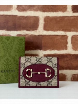 Gucci Horsebit 1955 Small Wallet Henna