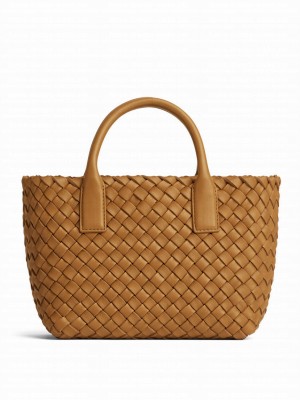 Bottega Veneta Mini Cabat Light Coffee