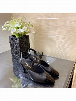 Chanel Bow Mary Jane Pumps Lambskin Leather Spring/Summer 2021 Collection, Black