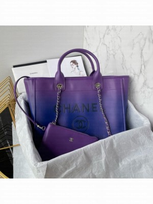 Chanel SHOPPING BAG AS3351 purple