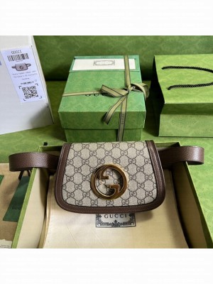 Gucci GG Marmont belt bag 703807 brown