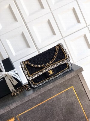 CHANEL Classic 11.12 Handbag A01112 black