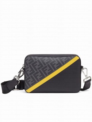Fendi Camera Case Fabric Bag 7M0286 Gray