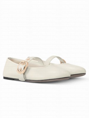 Louis Vuitton Women's Romy Flat Ballerina 1AGVI5 White