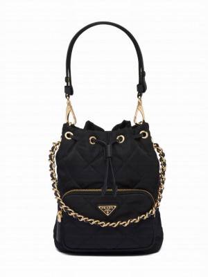 Prada Re-Nylon Shoulder Bag 1BH038 Black