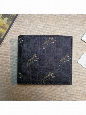 Gucci GG Canvas Wallet with Tigers Print 575133 2019 Collection