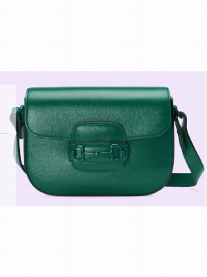 Gucci Horsebit 1955 small shoulder bag 726226 Green