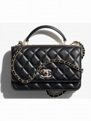CHANEL Wallet On Chain AP4323 black