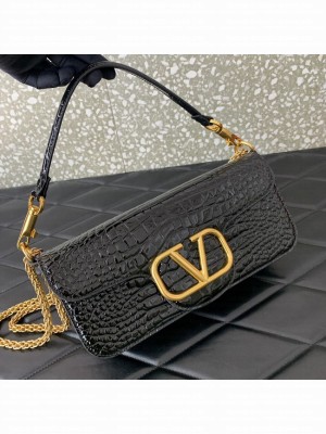 VALENTINO GARAVANI Loco Calf leather bag 2A0K30 BLACK