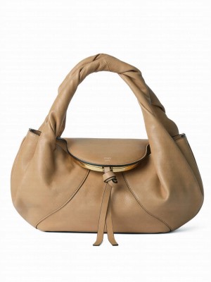 Fendi Spy Small Leather Bag 8BR838 Apricot