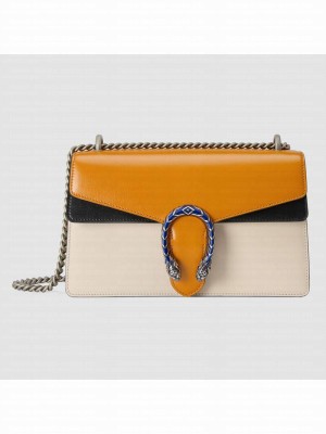 Gucci Dionysus small shoulder bag 400249 Burnt orange and white