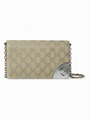 Gucci GG Emblem Series Chain Wallet 852716