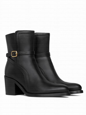 Celine Women's Conde Jodhpur Boot In Calfskin Black