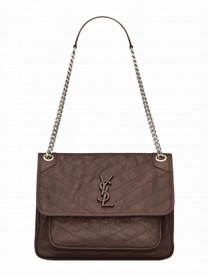 Saint Laurent Medium Niki Chain Bag 498894 Mauve