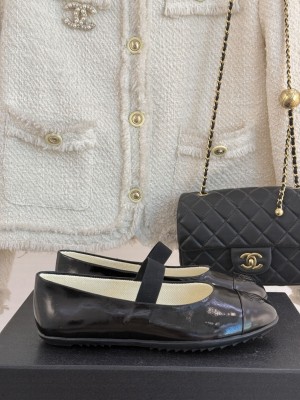Chanel Mary Janes Lambskin balck 2025