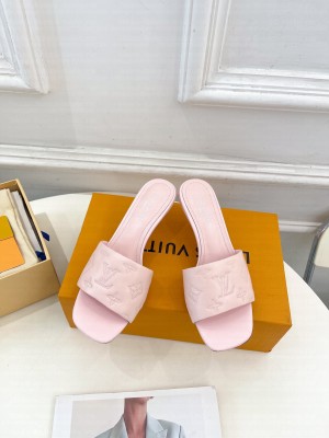 Louis Vuitton Women's Neo Revival Pink Lambskin Mule