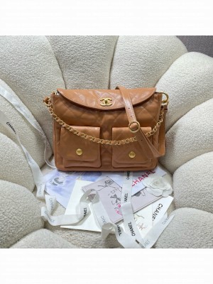 CHANEL MESSENGER BAG AS4668 brown