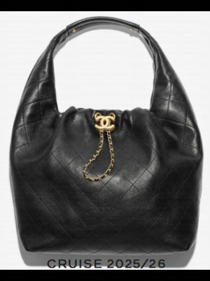 CHANEL Large Hobo Bag AS5967 black