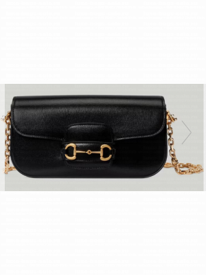 GUCCI HORSEBIT 1955 SMALL SHOULDER BAG 735178 black