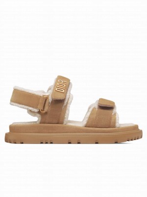 Christian Dior Women's Dioract Sandal Apricot