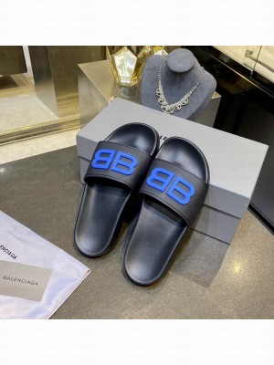 Balenciaga Unisex BB Pool Slide Sandal 2021 Collection 01