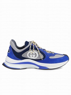 Gucci Men's Run Sneaker 749785 Blue