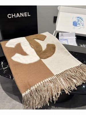 Chanel Women's Long Scarf Coffee