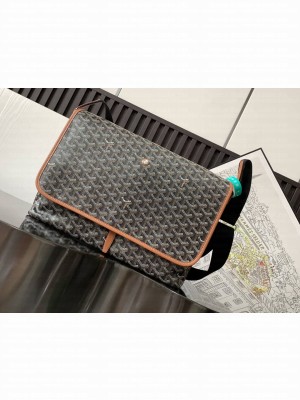 Goyard Capetien MM Messenger Bag Black & Tan