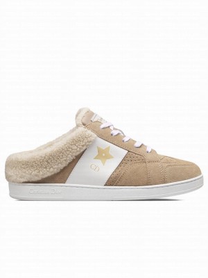 Christian Dior Women's Star Sneaker Coffee