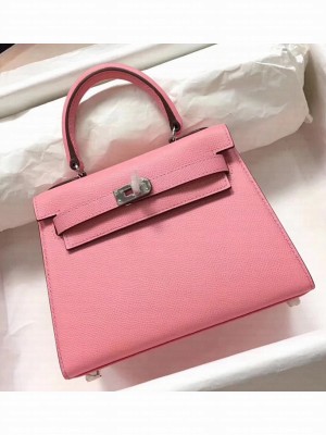 Hermes Kelly Mini 20 Original Epsom Handbag Pink