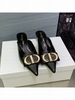 Dior Mule 4.5cm Lambskin Black