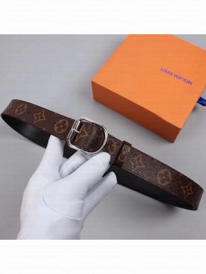 Louis Vuitton Monogram Canvas Belt 30mm with D Buckle 2019 Collection