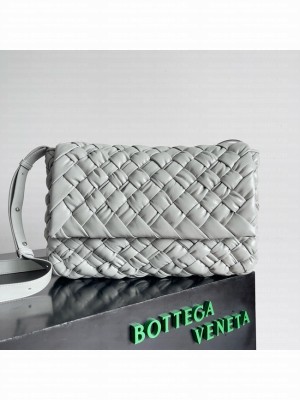 Bottega Veneta Small Kalimero Citta Shoulder bag 815258 gray