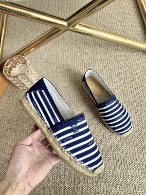 LOUIS VUITTON STARBOARD FLAT ESPADRILLE UNISEX BLUE
