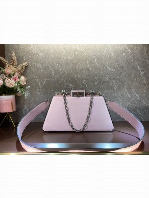 Fendi Peekaboo Cut Medium soft nappa leather bag 8BN340 PINK