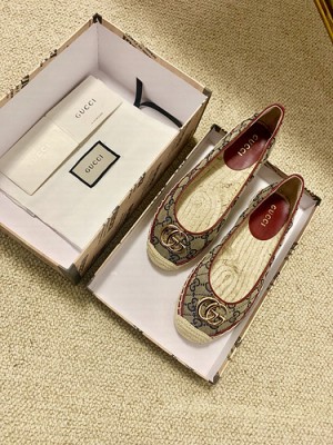 GUCCI GG MATELASSÉ CANVAS ESPADRILLES BLUE 2021 Collection