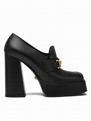 Versace Women's Aevitas Platform Mules Black