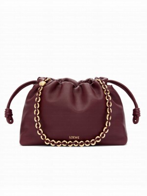 Loewe Flamenco Purse Bag In Mellow Nappa Lambskin Mauve