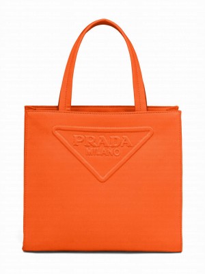 Prada Drill Tote Bag 1BG382 Orange